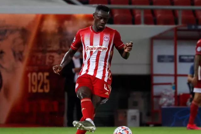 Mady Camara (Olympiakos) a ouvert le score face à Bratislava. (Yannis Halas/Presse Sports)



