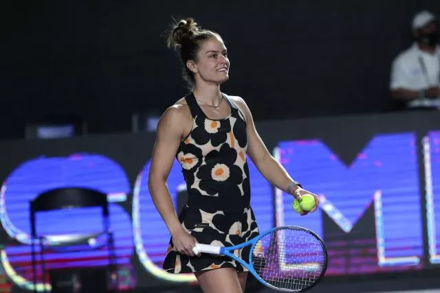 Maria Sakkari à Guadalajara. (H. Romero/Reuters)



