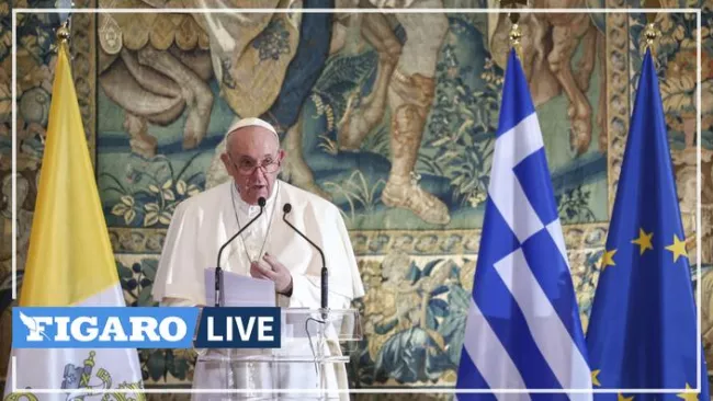 En Grèce, le pape François dénonce une Europe «déchirée par les égoïsmes nationalistes».
