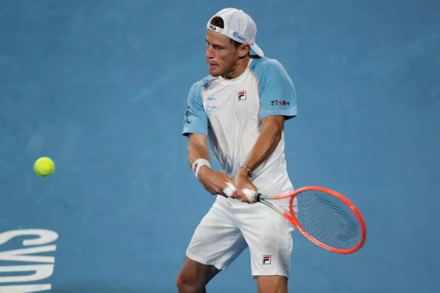 Diego Schwartzman à l'ATP Cup (A. B. Ratnayake/Reuters)


