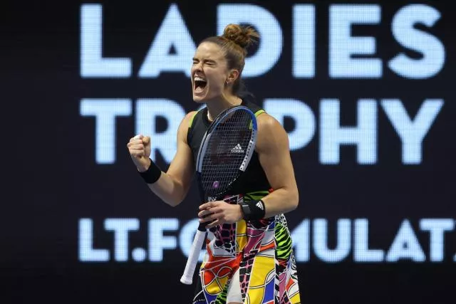 Gros combat pour Maria Sakkari. (A. Vaganov/Reuters)


