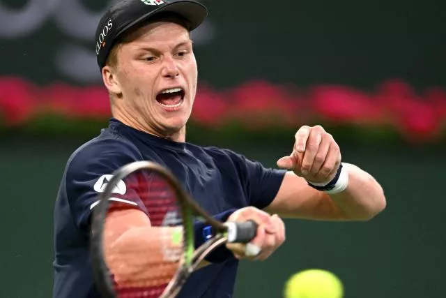 Jenson Brooksby a surpris Stefanos Tsitsipas à Indian Wells. (J. Kamin-Oncea/Reuters)


