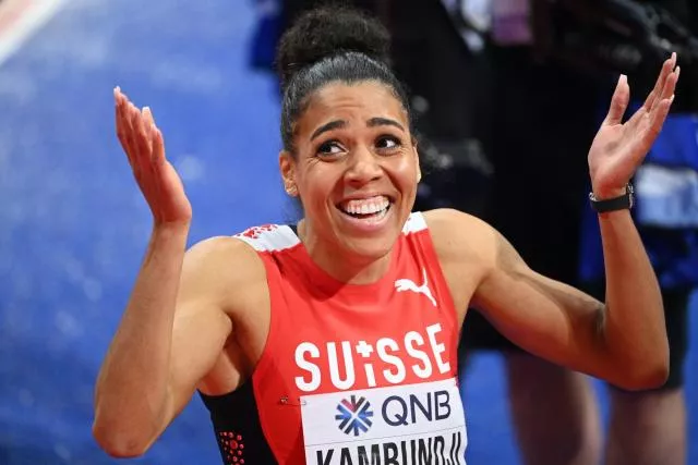 Mujinga Kambundji a créé la surprise sur 60m. (F. Faugère/L'Équipe)


