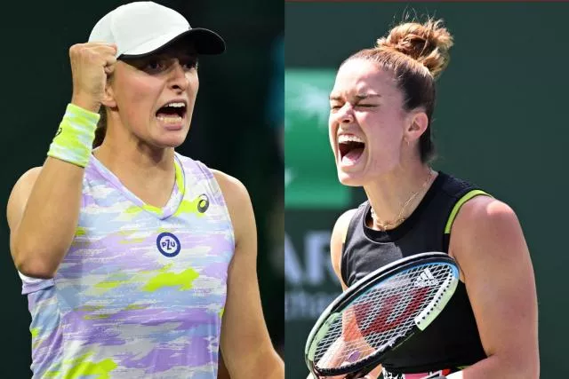 Iga Swiatek et Maria Sakkari ont rendez-vous en finale à Indian Wells. (Reuters)


