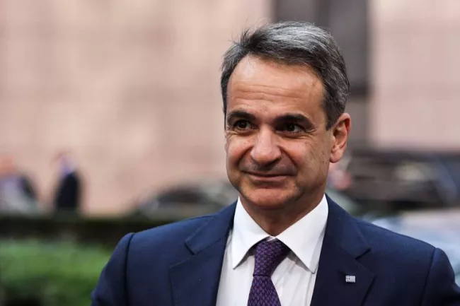 Kyriakos Mitsotakis, Premier ministre grec.


