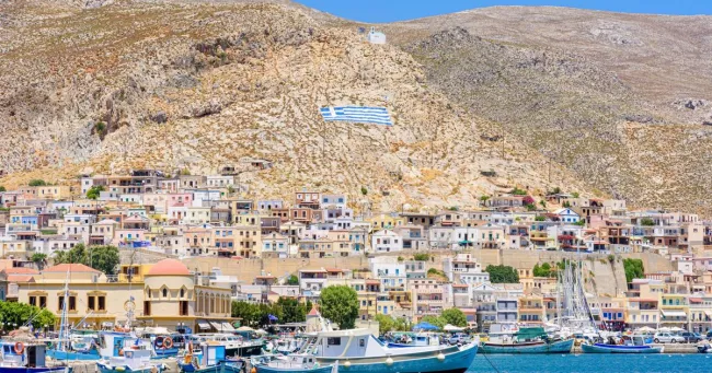 En première ligne face aux côtes turques, l’île grecque de Kalymnos craint un coup de force d’Erdogan.