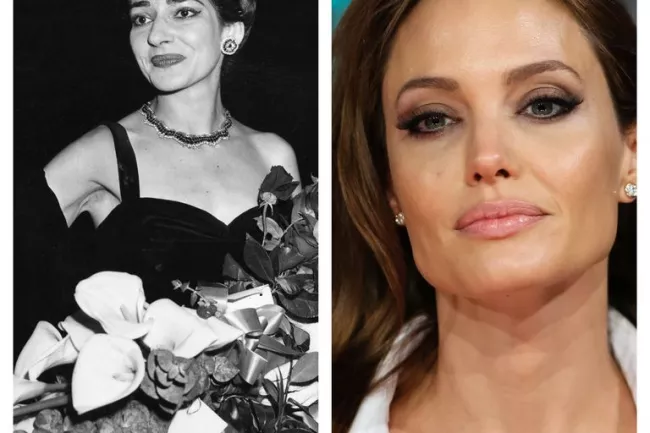  La diva grecque Maria Callas bientôt ressuscitée sous les traits d'Angelina Jolie .