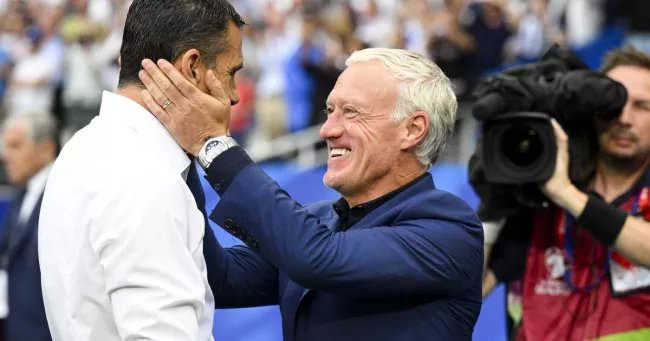 Didier Deschamps après France-Grèce : «C'est du bonheur pour moi de les accompagner ».