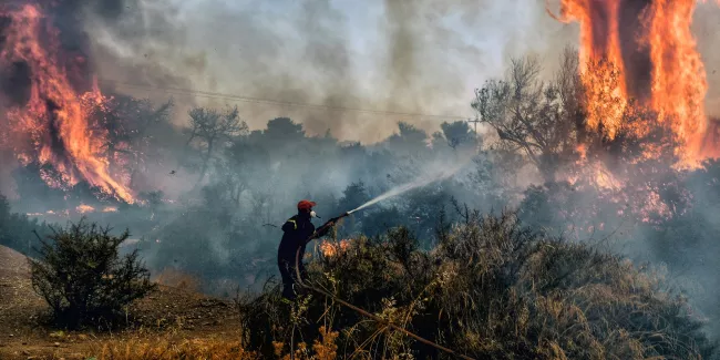 Incendies en Grèce : Paris envoie deux Canadair en renfort.