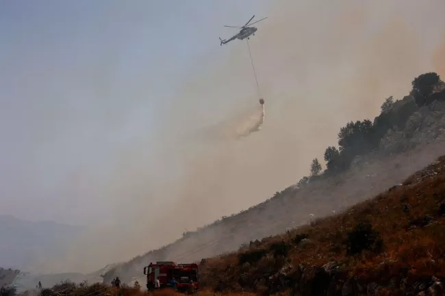 Feux de forêts en Grèce: «J’ai vu l’incendie depuis mon salon».