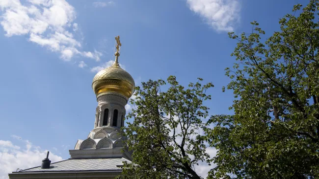 L’église orthodoxe russe Sainte-Barbara de Vevey, où sera présentée l’icône samedi soir.