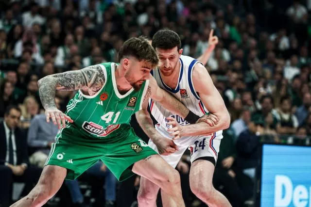 Juancho Hernangomez a inscrit 20 points et pris 16 rebonds lors de la victoire du Panathinaïkos ce mardi.