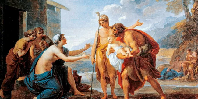 « Paris et Hécube », tableau de Vincent Camuccini (1771-1844). © © A. Dagli Orti / © NPL - DeA Picture Library / Bridgeman Images