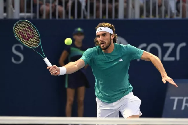 Stefanos Tsitsipas file au 3e tour à Cincinnati. (Dan Hamilton/Imagn images / Reuters)