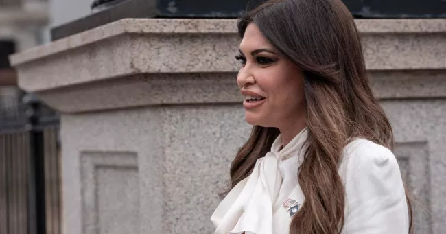 L'ambassadrice américaine en Grèce, Kimberly Guilfoyle, ici photographiée le 26 février 2026, à Washington.