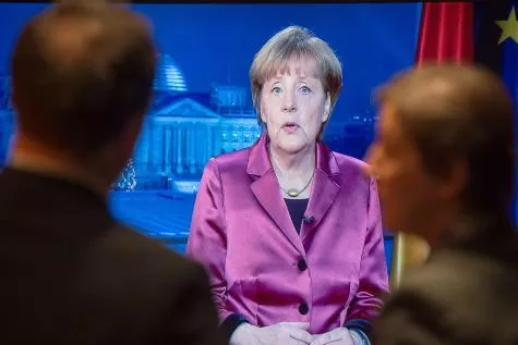 Du côté du parti chrétien-démocrate d'Angela Merkel, des élus se sont félicité de cet avertissement aux électeurs grecs. © AFP


