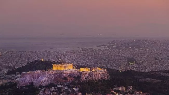 Athènes, capitale de la Grèce.


