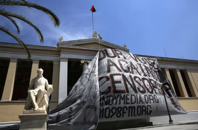 A Athènes, la lutte des crasses.