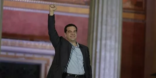 Alexis Tsipras, le 25 janvier à Athènes. | AFP/LOUISA GOULIAMAKI


