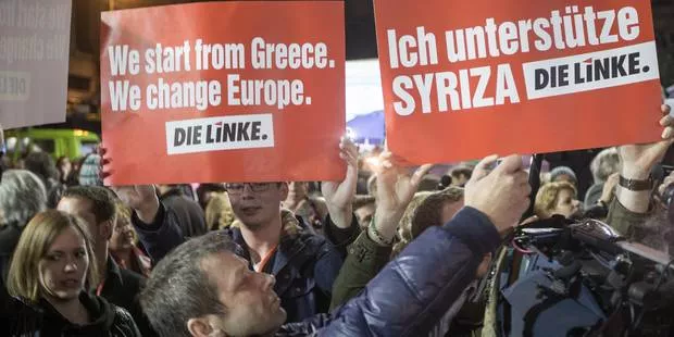 "L'espoir arrive", "bonne nouvelle pour le peuple grec".