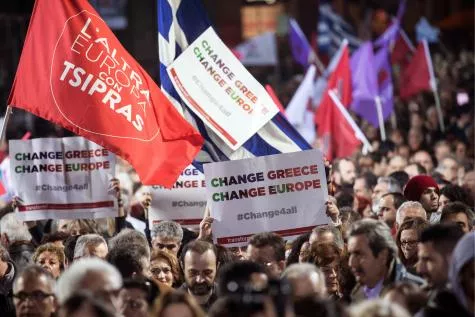 Dernier meeting de campagne pour Syriza, jeudi soir à Athènes. Alexis Tsipras y était notamment accompagné du leader du mouvement espagnol Podemos, Pablo Iglesias.


