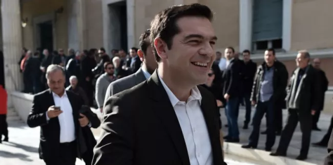 Alexis Tsipras, le 29 décembre 2014. ARIS MESSINIS/AFP


