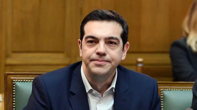 Alexis Tsipras et Syriza ont toujours défendu Moscou. Crédits photo : LOUISA GOULIAMAKI/AFP


