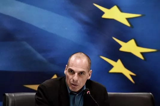 Le ministre grec des finances, Yanis Varoufakis, le 30 janvier à Athènes. | ARIS MESSINIS / AFP


