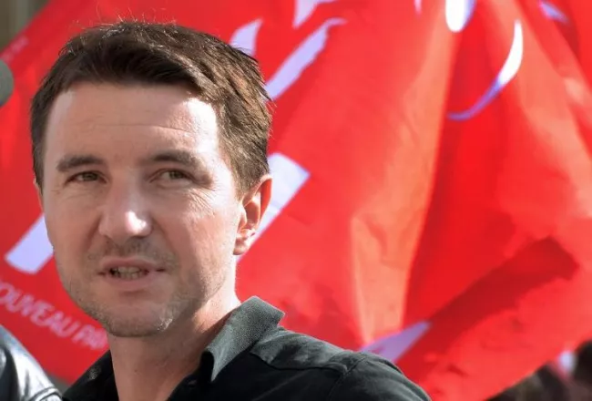 Olivier Besancenot, le 20 juin 2013 à Paris. (Photo Pierre Andrieu. AFP)


