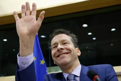 © François Lenoir - Le président de l'Eurogroupe et ministre des Finances hollandais Jeroen Dijsselbloem


