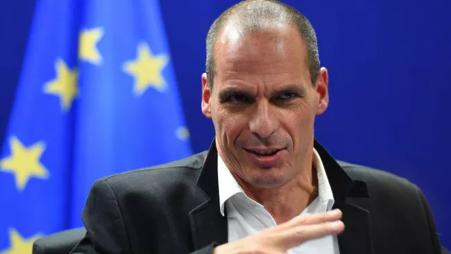 Yanis Varoufakis, ministre grec des Finances. Crédits photo : EMMANUEL DUNAND/AFP


