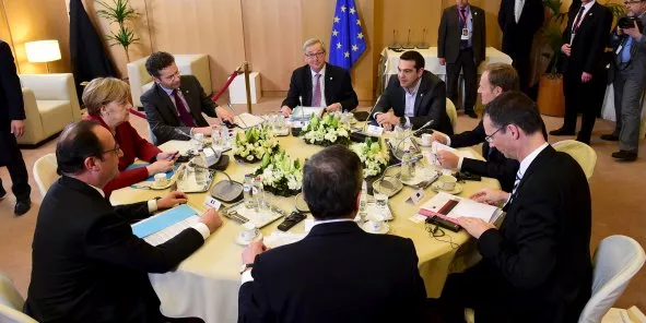 Le mini-sommet du 19-20 mars à Bruxelles. (Crédits : Reuters)


