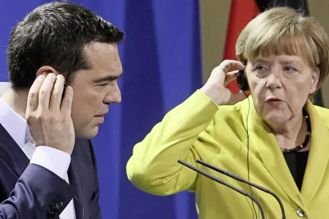 Invité à Berlin pour la première fois depuis sa victoire électorale, Tsipras aurait aimé «normaliser» des relations bilatérales exécrables. Image: EPA


