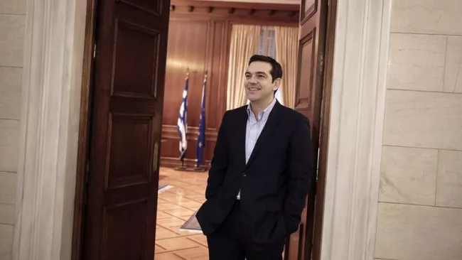 Le Premier ministre grec, Alexis Tsipras, vendredi 27 mars à Athènes. Crédits photo : POOL/REUTERS


