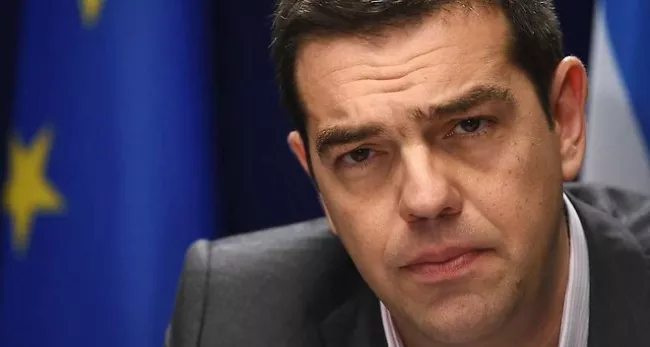 A Moscou, le Premier ministre grec Alexis Tsipras vient chercher ce mercredi aussi bien des aides économiques qu'un soutien politique - Emmanuel Dunand/AFP


