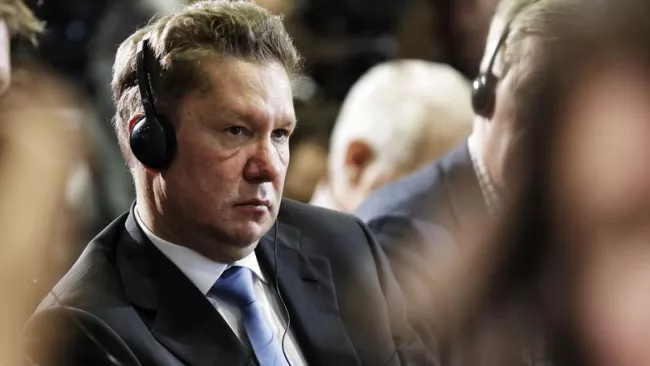 Alexeï Miller, en septembre 2014. Crédits photo : Markus Schreiber/AP


