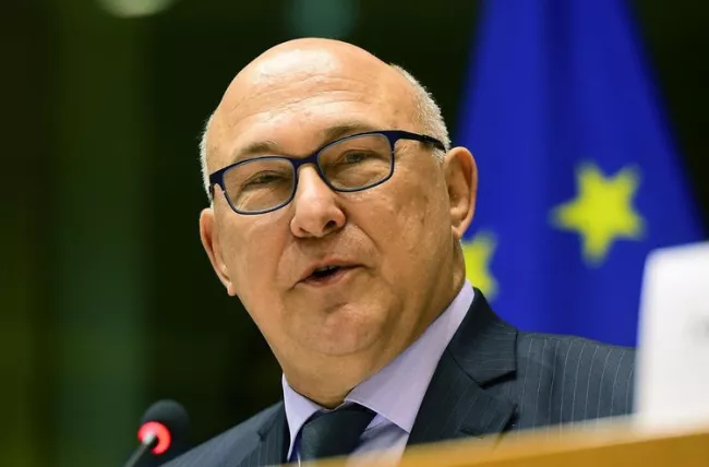 Le ministre des Finances, Michel Sapin, à Strasbourg le 7 mai 2015. (Photo Emmanuel Dunand. AFP)


