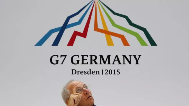 «Nous n'en avons parlé que quelques minutes» à commenté le ministre allemand Wolfgang Schäuble à propos de la Grèce. Crédits photo : © Fabrizio Bensch / Reuters/REUTERS


