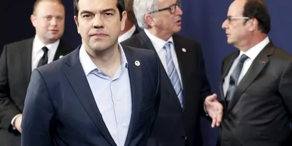Alexis Tsipras lance un défi aux créanciers de la Grèce qui, pendant quatre mois, ont joué la montre en espérant que, devant les difficultés financières, le nouveau pouvoir grec cèderait à leurs injonctions. (Crédits : FRANCOIS LENOIR)


