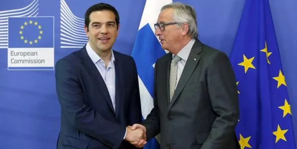 Tsipras-Juncker : qui va craquer le premier ? (Crédits : Reuters)


