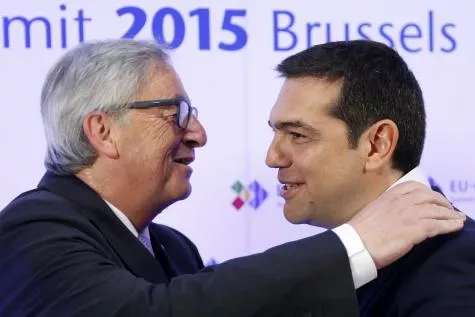 Juncker et Tsipras © AFP


