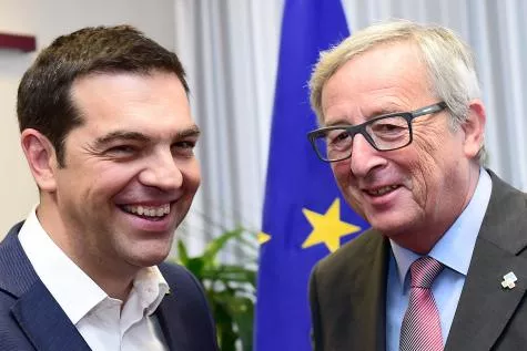Alexis Tsipras et Jean-Claude Juncker. Photo : Reuters


