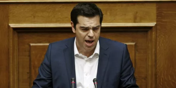 "Le moment est venu pour que les propositions du FMI soient jugées non seulement par nous mais surtout par l'Europe (...) car l'Europe doit discuter non seulement pour la Grèce mais aussi pour l'avenir de la zone euro", a déclaré Alexis Tsipras. (Crédits : Reuters)



