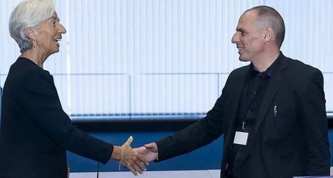 A Luxembourg, l'Eurogroupe a demand à la Grèce de laisser de côté la rhétorique pour se concentrer sur les négociations techniques - Thierry Monasse/AFP


