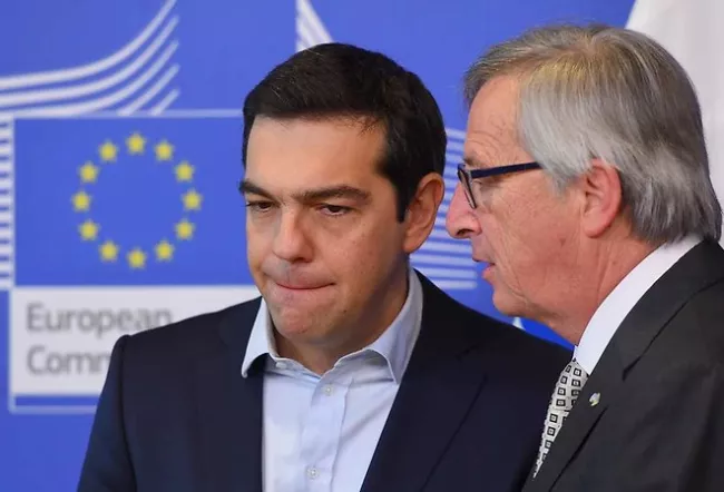 Alexis Tsipras rencontrera notamment Jean-Claude Juncker avant le sommet exceptionnel de la zone euro lundi - AFP/Emmanuel Dunand


