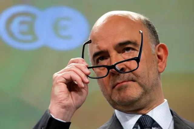 Pierre Moscovici a parlé d'une journée «décisive» pour le sort de la Grèce. Image: Keystone


