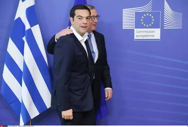 Tout l'après-midi, Alexis Tsipras s'est enfermé dans le siège de la Commission européenne avec les représentants de l'ex-Troïka - SIPA


