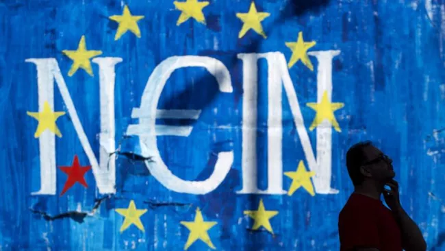 Le référendum proposé par le premier ministre grec Alexis Tsipras pour se sortir de l'impasse des négociations à Bruxelles est un coup de poker risqué Crédits photo : Petros Giannakouris/AP


