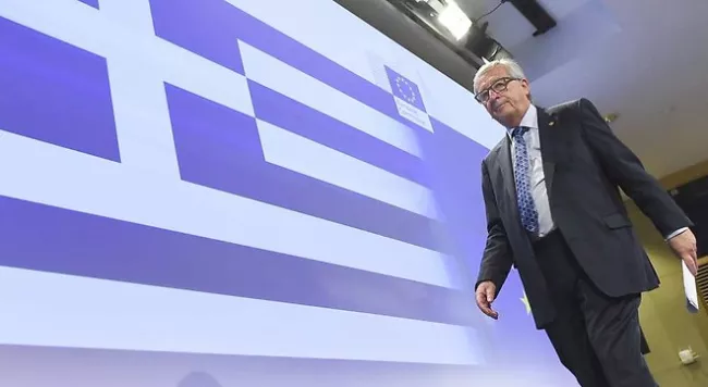 Jean Claude Juncker le jure : les réformes réclamées à Athènes par ses créanciers ne sont pas «?un stupide programme d'austérité?» - JOHN THYS /AFP


