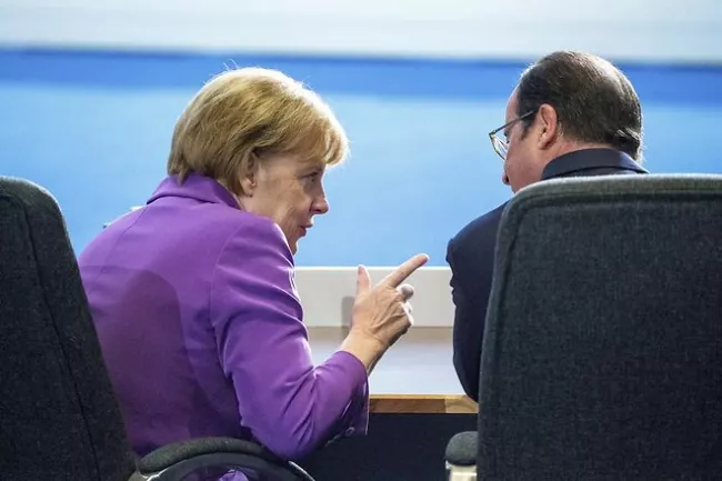 Surpris par la décision sans préavis du Premier ministre grec Alexis Tsipras d'organiser un référendum, dimanche, les capitales européennes ont abandonné la langue de bois et parlent désormais de «?Grexit?» - DOUG MILLS/NYT-REDUX-REA


